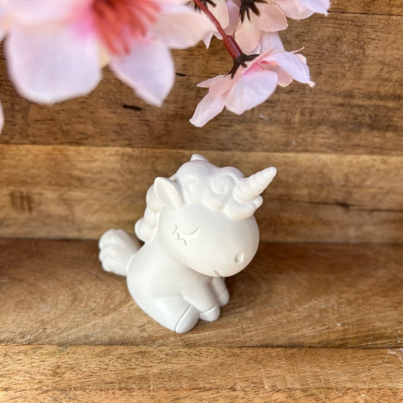 Einhörner im Set mit Kerzenhalter und Untersetzer – Bild 3