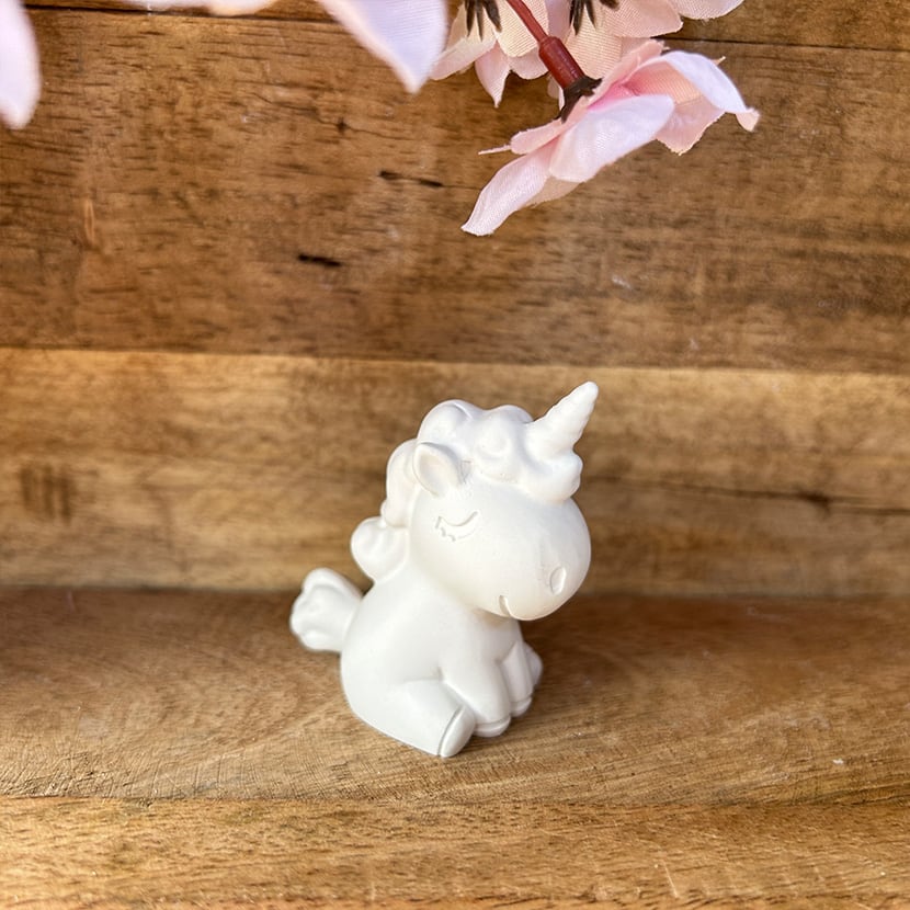 Einhörner im Set mit Kerzenhalter und Untersetzer – Bild 2