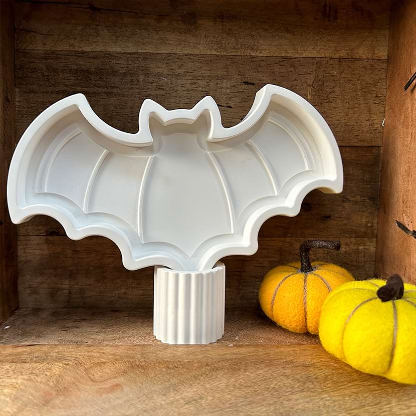 Fledermaus-Schale mit Kerzenhalter – Bild 2