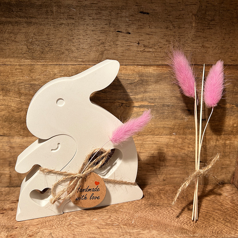 Hasenpaar Mutter und Kind