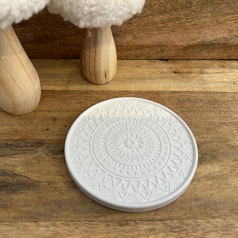 Wichtel auf Mandala-Untersetzer – Bild 3