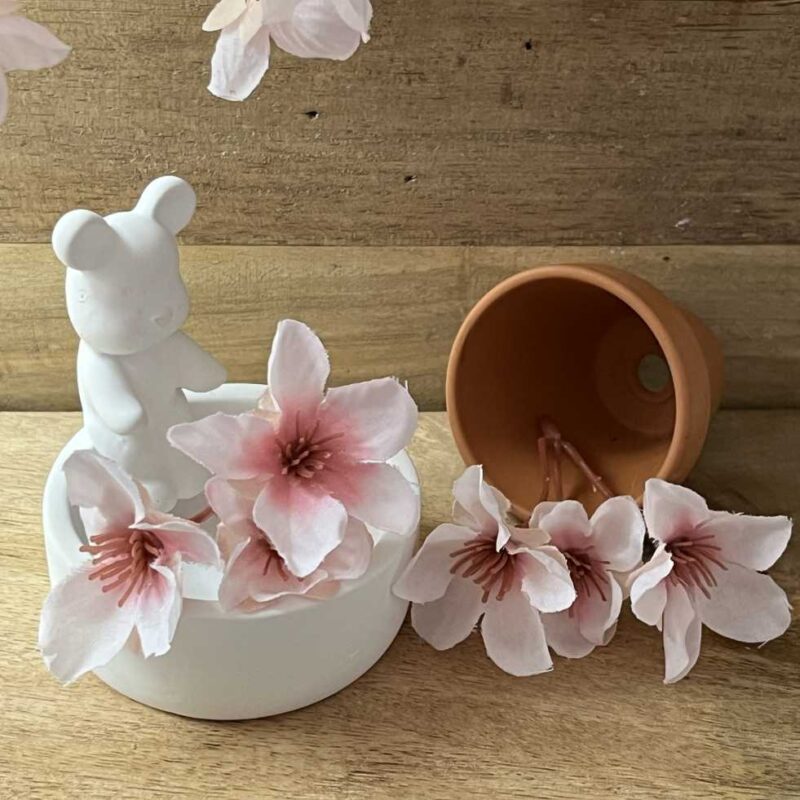 Keramikkunst aus Gießkeramik, handgefertigt in Solingen (Art.TSK-0093-SCHALE-RUND-BAER-DEKO)