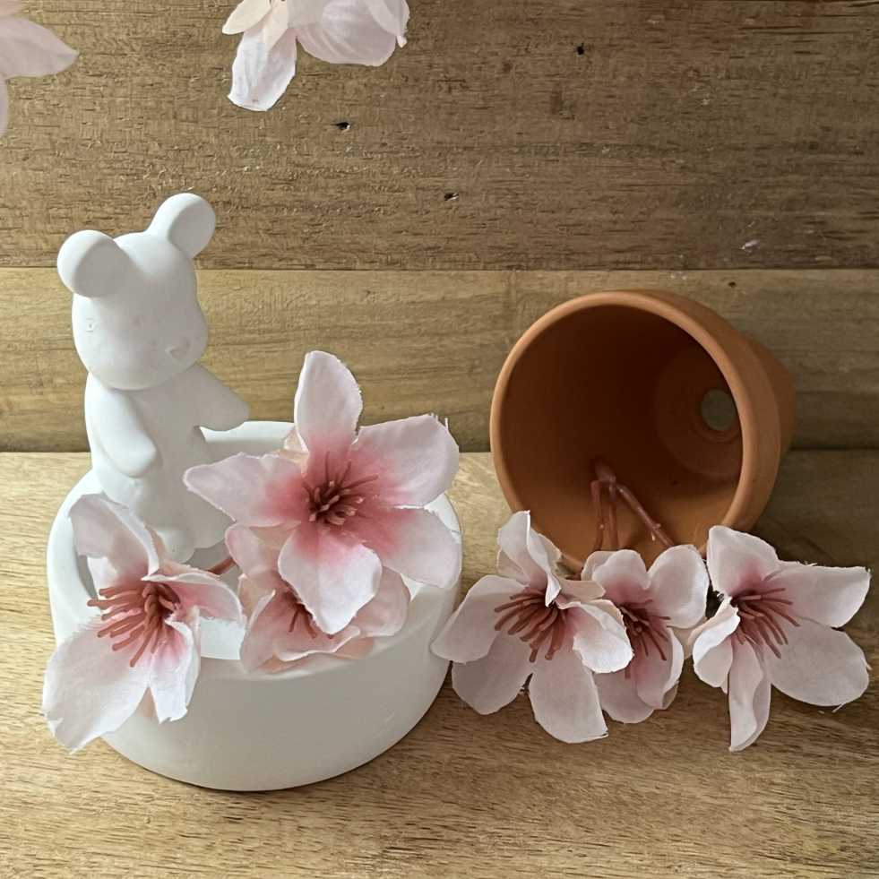 Keramikkunst aus Gießkeramik, handgefertigt in Solingen (Art.TSK-0093-SCHALE-RUND-BAER-DEKO)